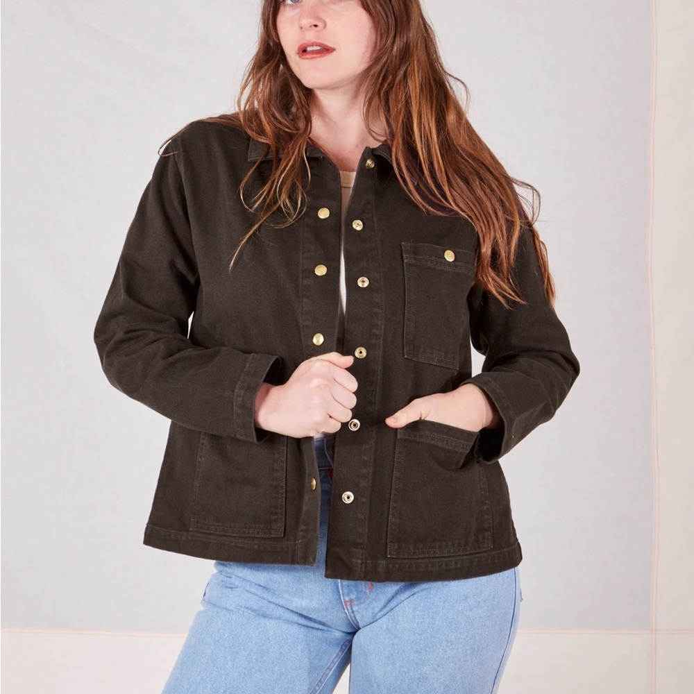 Big Bud Press Denim Work Jacket - Espresso Brown